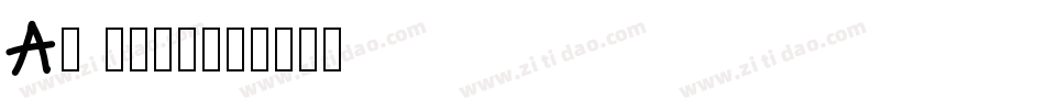 AG Book字体转换